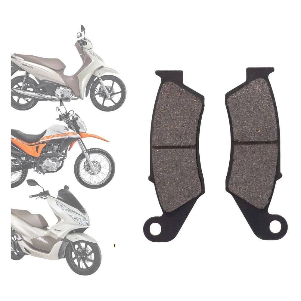 Pastilha Freio Dianteira Honda Bros 160 Biz 100 125 Pop 100 Cbs Spec