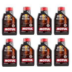 KIT 8L Óleo De Motor Alta Economia Motul 8100 Ecolite 5w30 Api Sp TOYOTA HYUNDAI KIA FORD HONDA MAZDA MITSUBISHI NISSAN