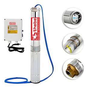 Motobomba Submersa Ebara 4tsml 2,0cv Mono Irrigação Alta Vazão