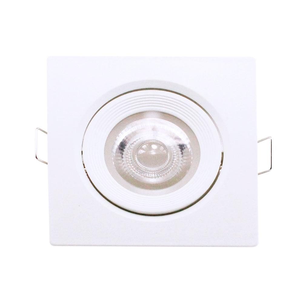 Luminária Spot Quadrada MR16 5W Kian Amarela