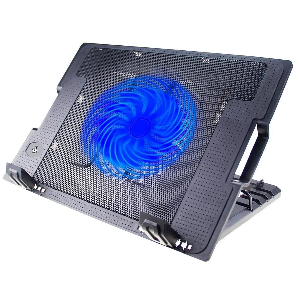 Suporte Para Notebook Com 1 Fan Rise Mode Galaxy Black X6 LED - RM-CN-06-BB