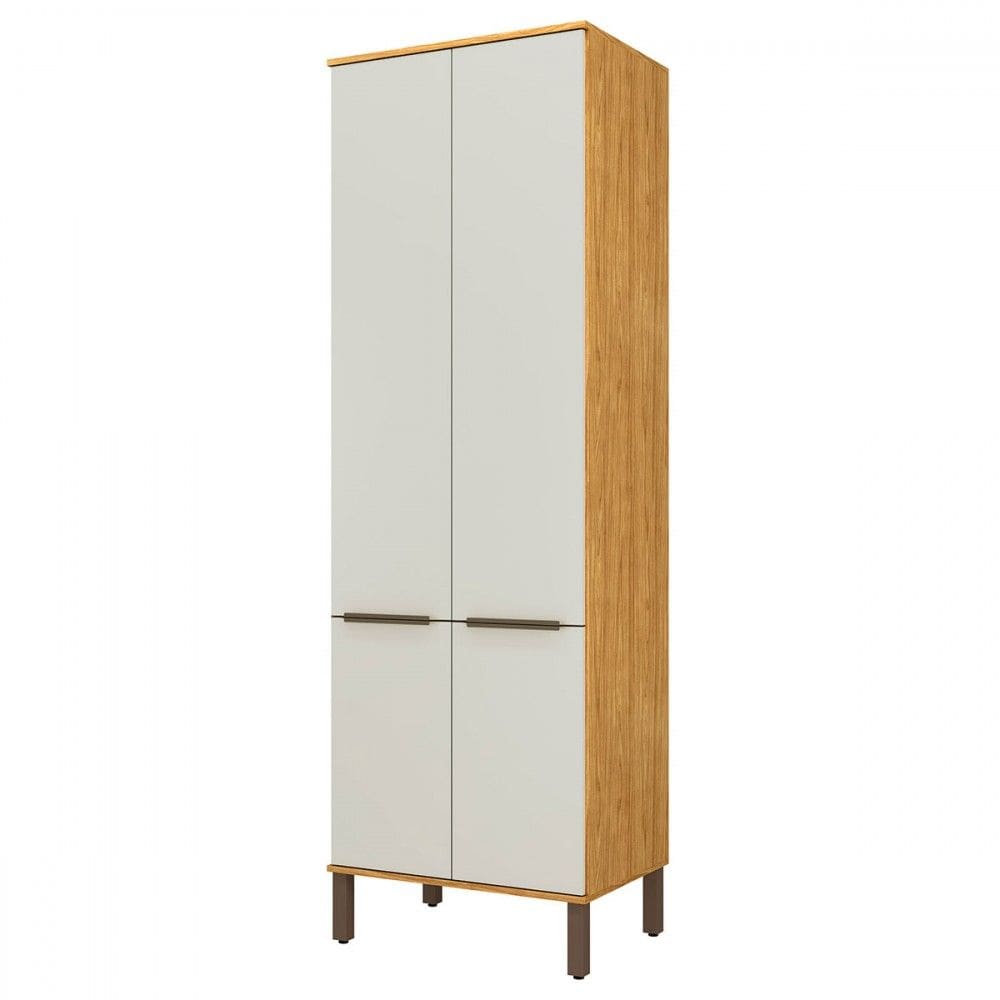 Paneleiros Amélia 4 Portas 5 Prateleiras Marrocos/Off White - Pnr Móveis