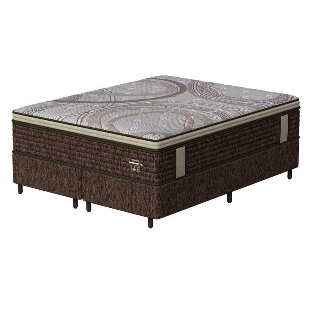 Conjunto Box King Mola Ensacada Prodormir Imperium Soft Gel