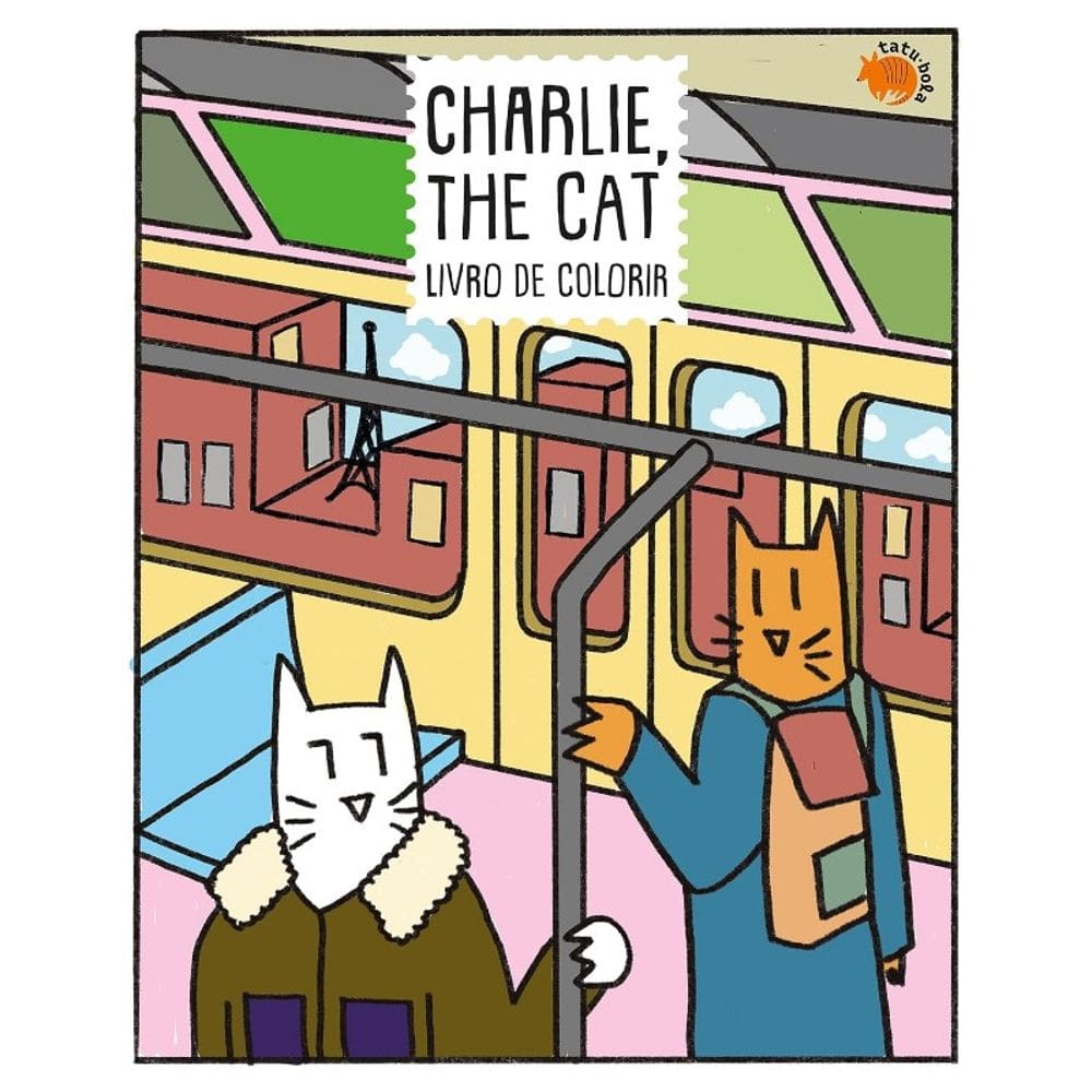 Charlie, The Cat: Livro de Colorir