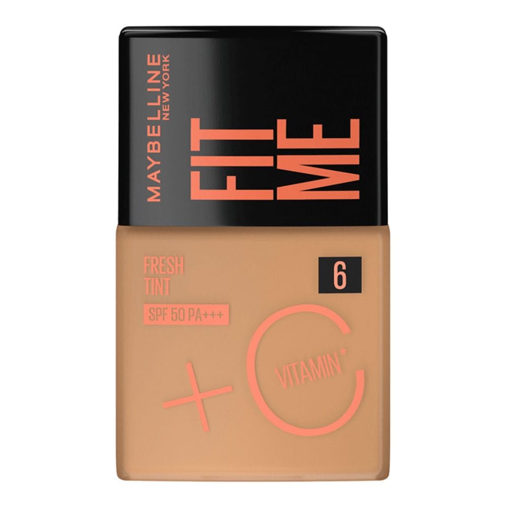Base Líquida Maybelline Fit Me Fresh Tint FPS50 Cor 6 Vitami