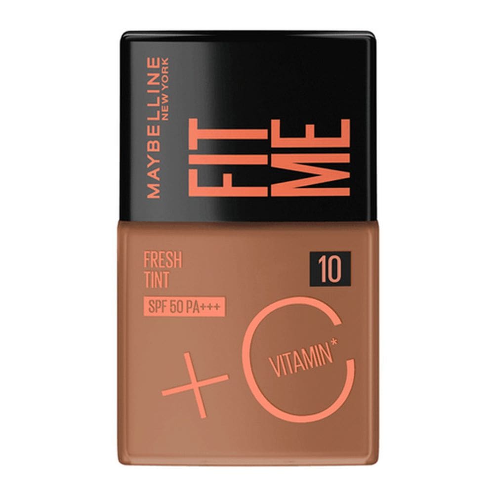 Base Líquida Maybelline Fit Me Fresh Tint FPS50 Cor 10 Vitam