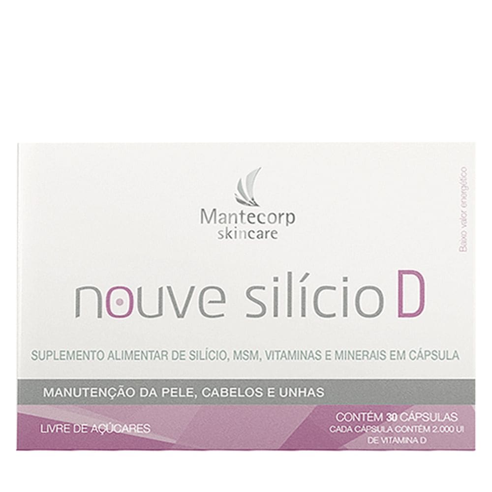 Suplemento Alimentar Mantecorp Zero Açúcar Nouve Silício D 3
