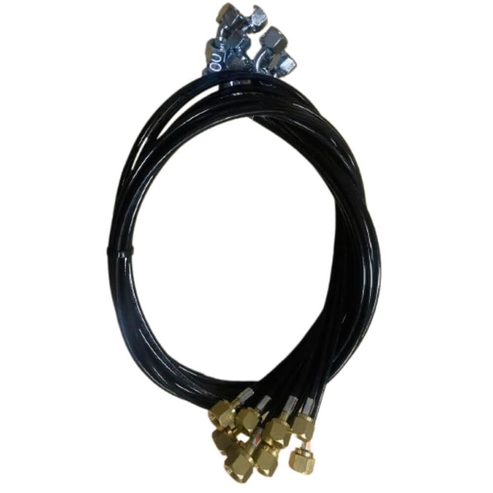 Mangueira Pressostato Capilar com Conector 1/4 SAE Vulkan Reto/Curvo 100cm