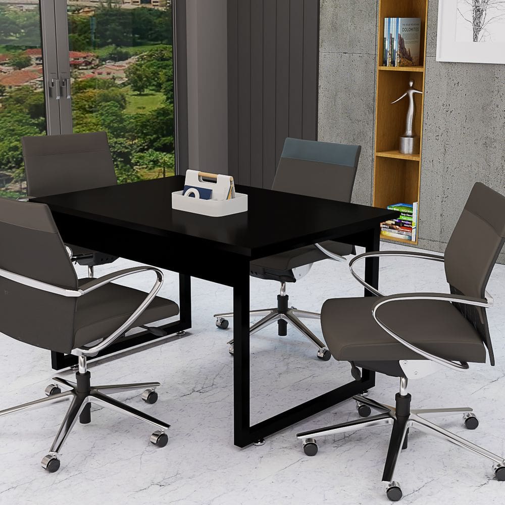 Mesa Escrivaninha Para Escritório Estilo Industrial 120x80 Pés de Ferro e Tampo Mdf