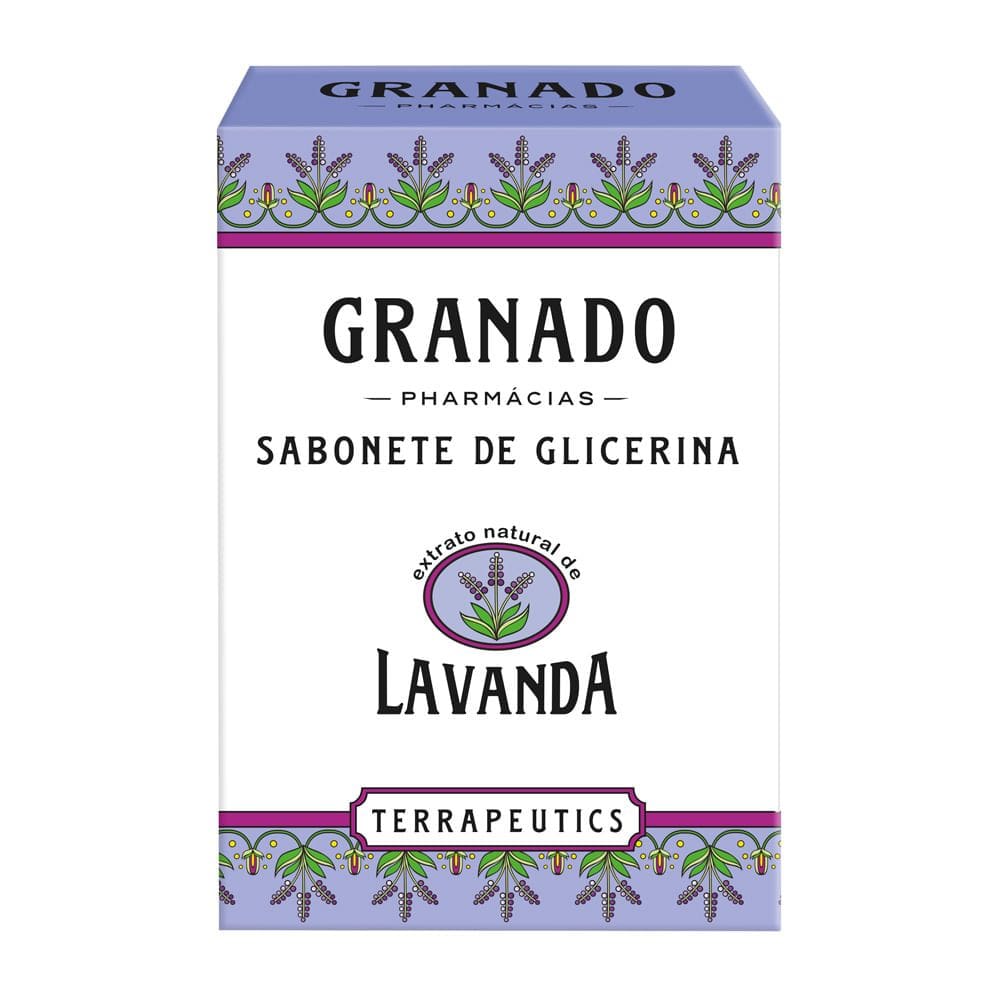 Sabonete em Barra de Glicerina Granado Terrapeutics Lavanda 90g