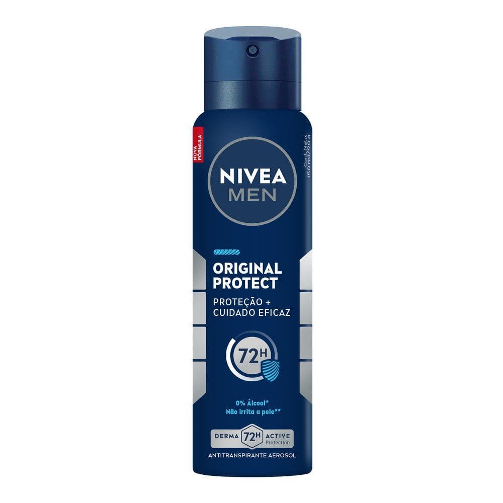 Desodorante Antitranspirante Aerosol Nivea Men Protect 150ml