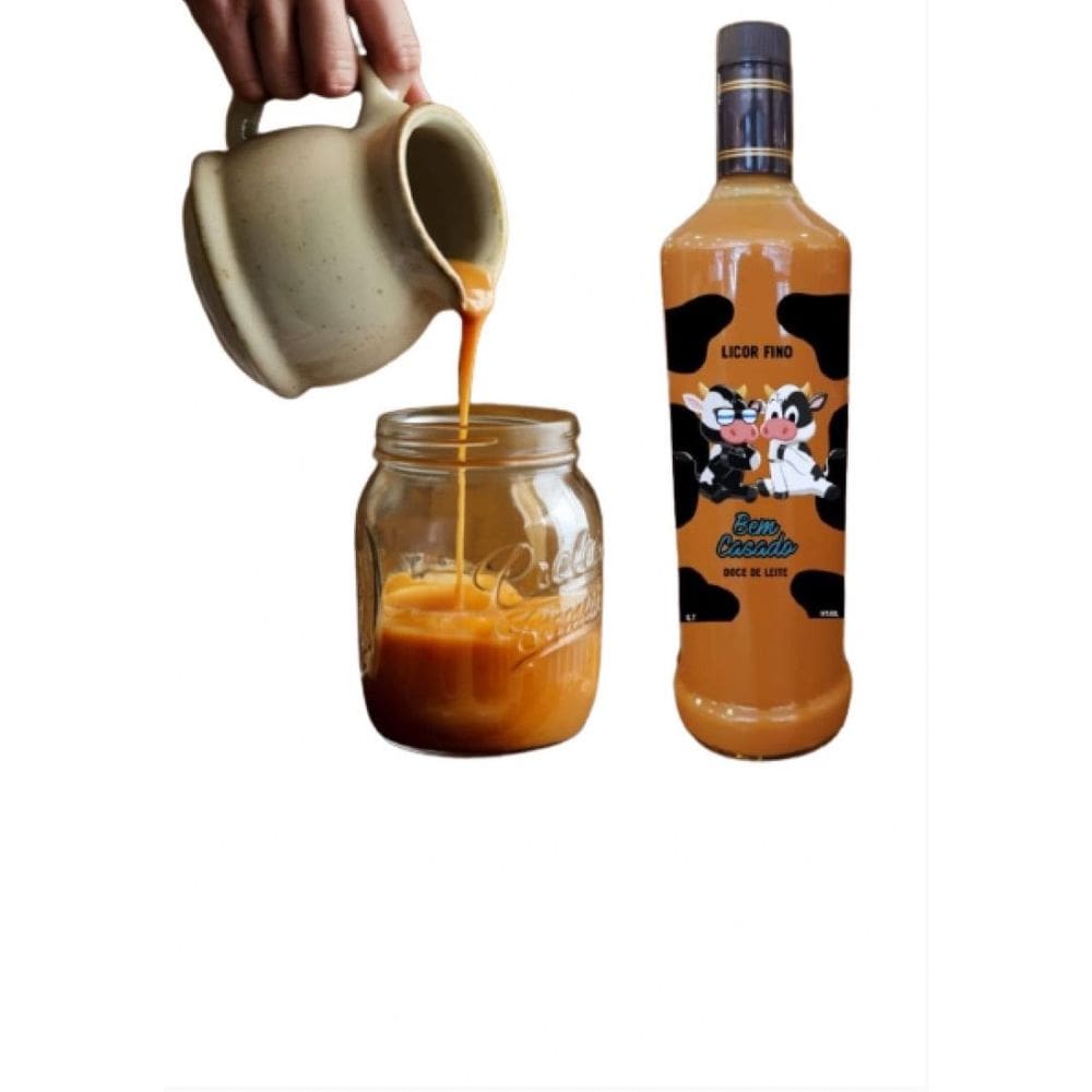 Licor bem casado doce de leite
