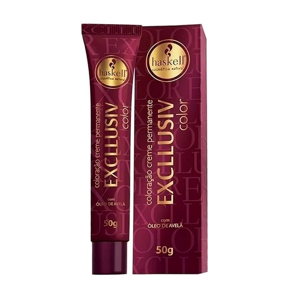 Tintura Creme Haskell Excllusiv Color Castanho Médio 4.0 50g