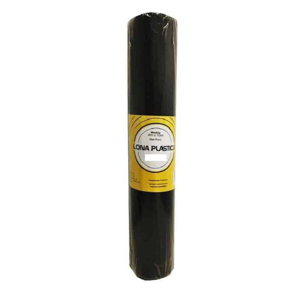 Lona Plastica Preta 4X10MTS Beplas