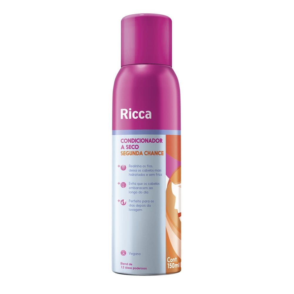 Condicionador a Seco Ricca Segunda Chance com 150ml