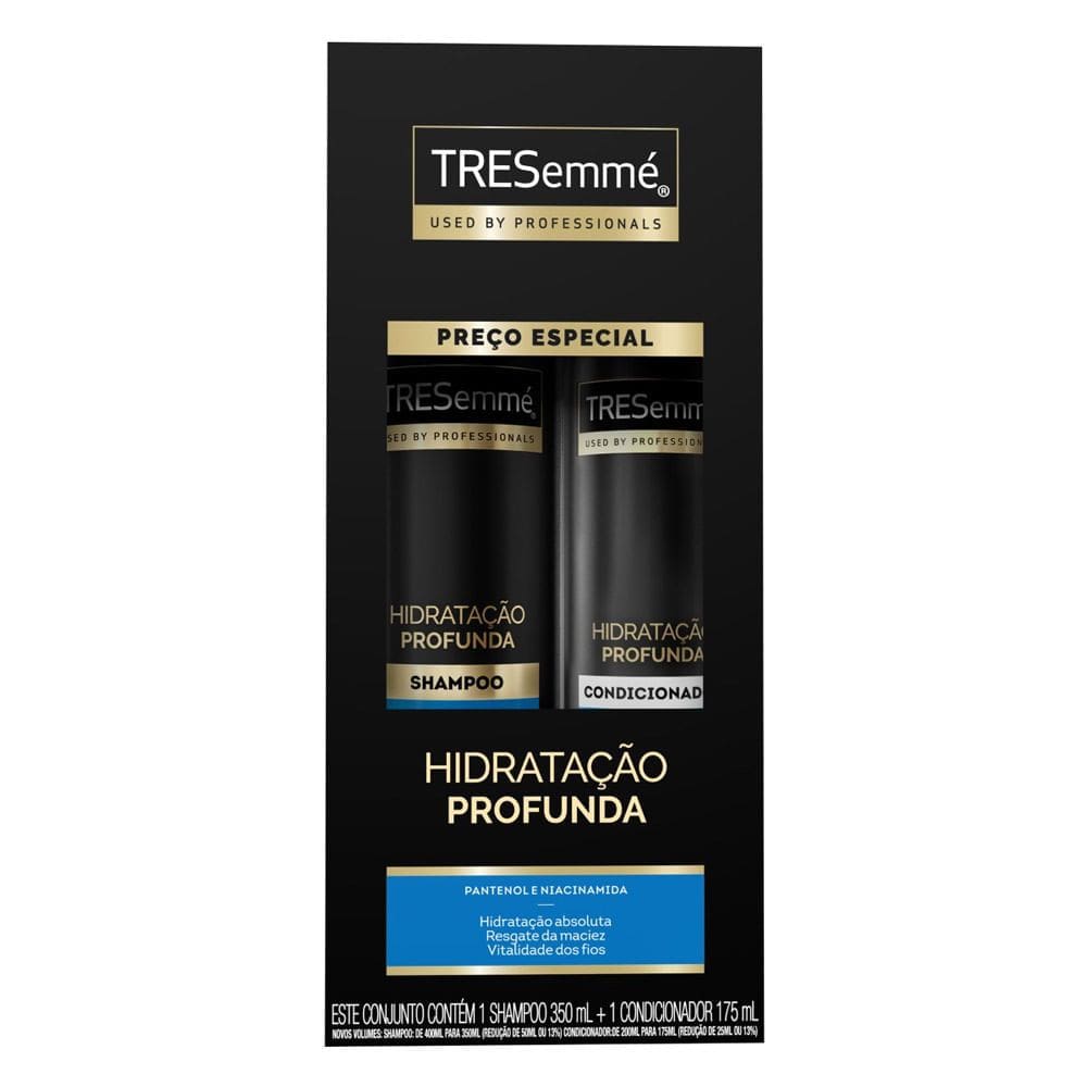 Tresemmé Hidratação Profunda Shampoo 350ml e Condicionador 175ml
