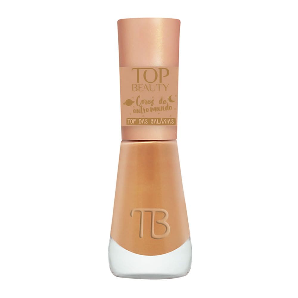 Esmalte Top Beauty Cores de Outro Mundo Cintilante Cor Top das Galáxias 9ml