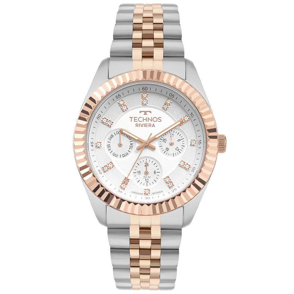 Relógio Technos Feminino Riviera Bicolor - 6p79bx/1k 6p79bx/1k
