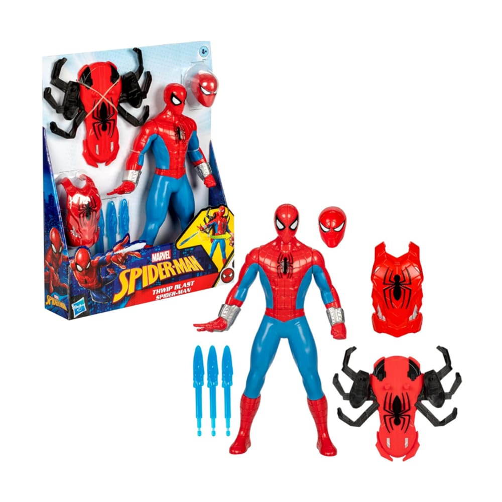 Figura Homem Aranha com Lançador Thwip Blast - Hasbro
