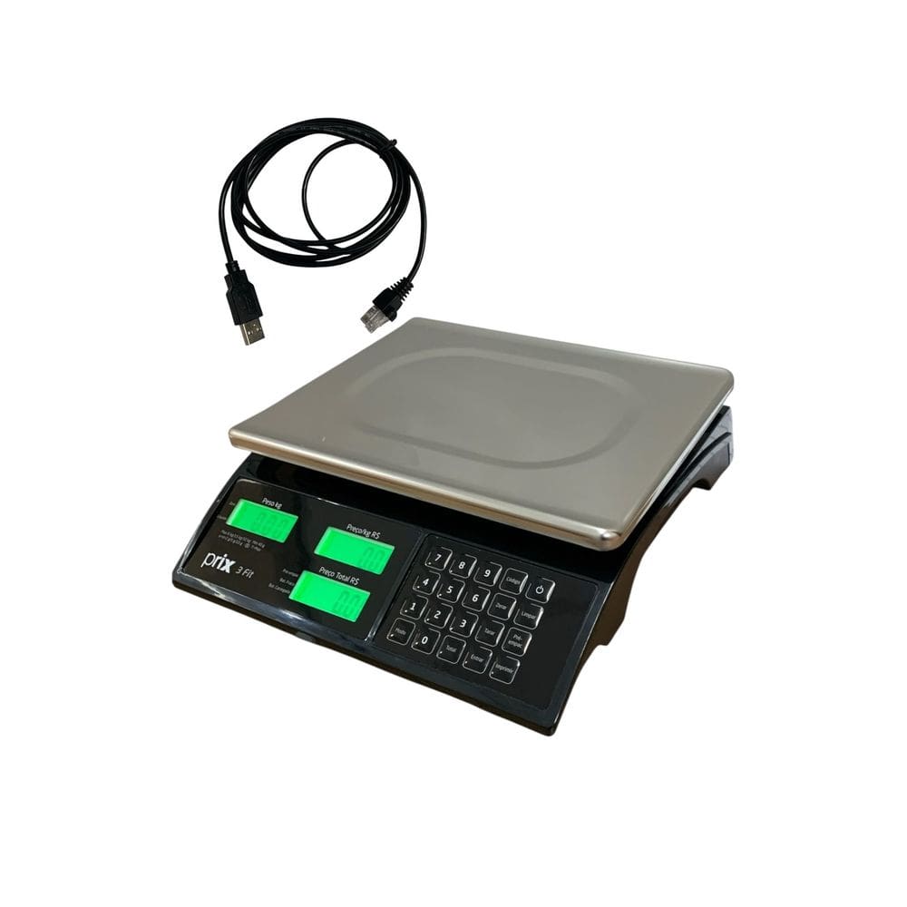 Balança Toledo Prix 3 Fit 32kg com Cabo USB - INMETRO