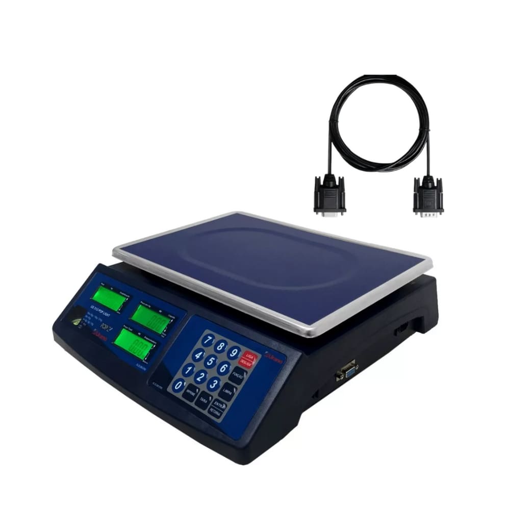 Balança Urano POP-Z New 31kg com Cabo Serial - Bateria - INMETRO