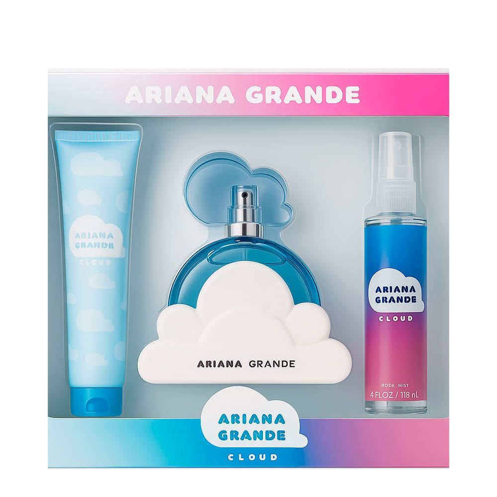 Ariana Grande Cloud Kit EDP 100ml + Mist 118ml + Soufflé 100ml - Perfume Feminino