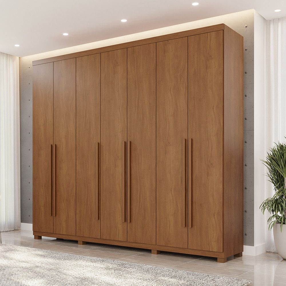 Guarda Roupa Casal 7 Portas com Pés Istambul Benetil