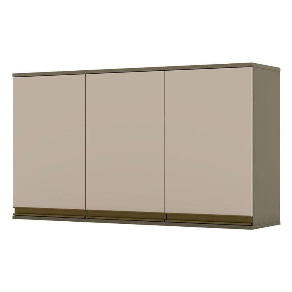 Armário Aéreo Connect 3 Portas 120 Cm Duna Cristal – Henn