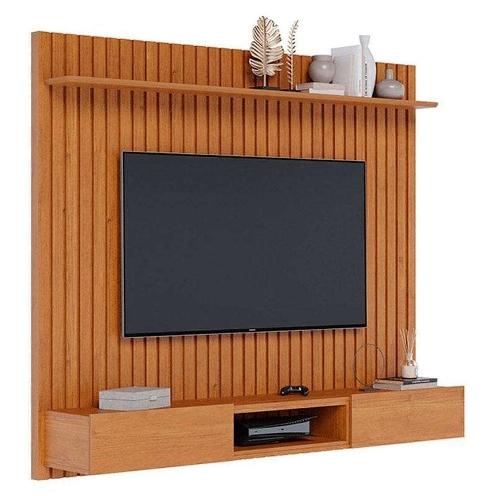 Painel Para Home Suspenso Ripado Loft Nature - Imcal