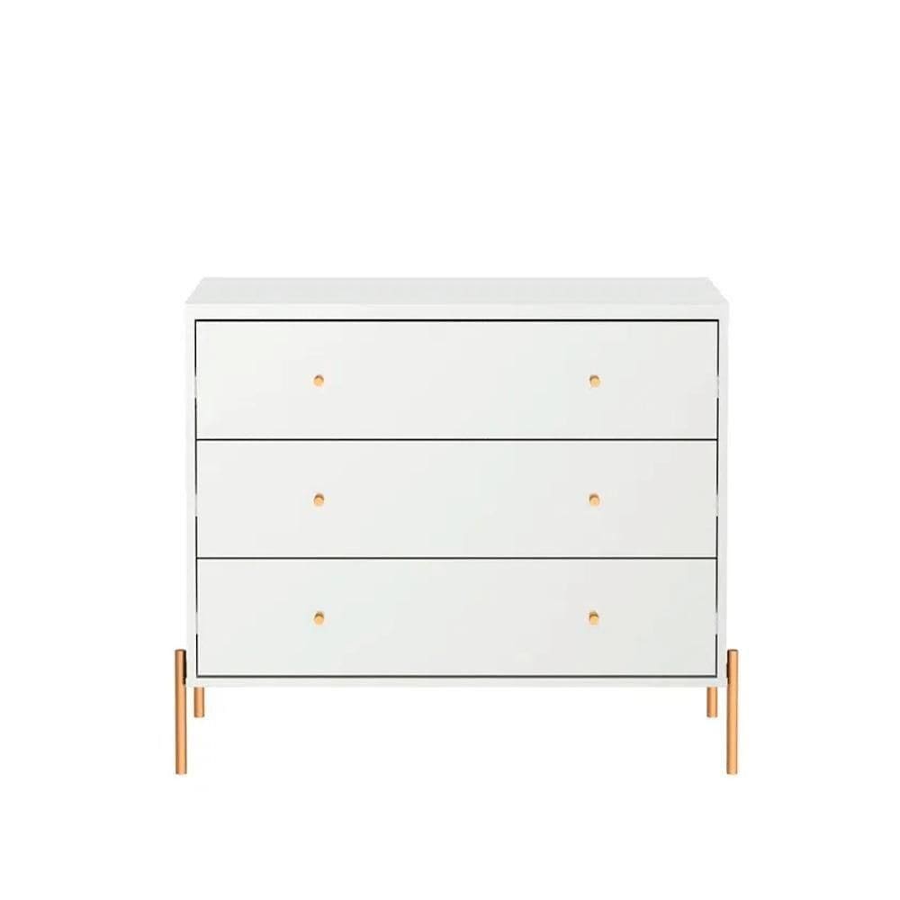 Cômoda 3 Gavetas Jasper Branco 94cm