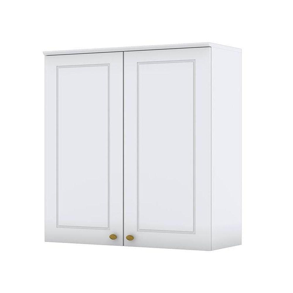 Armário Aéreo 2 Portas 80 Cm Americana Branco – Henn
