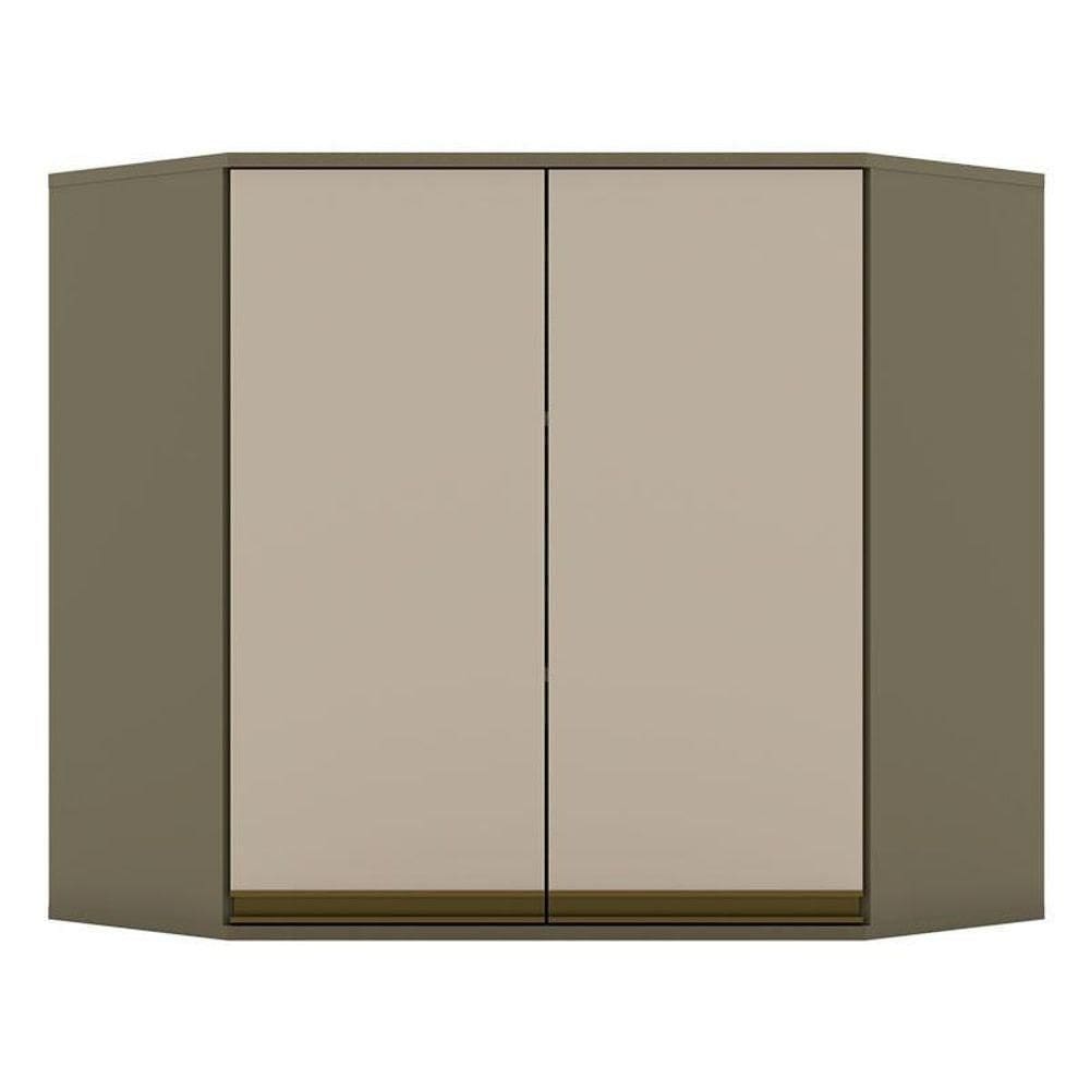 Armário Aéreo Connect Canto Obliquo 2 Portas 83 Cm Duna Cristal – Henn