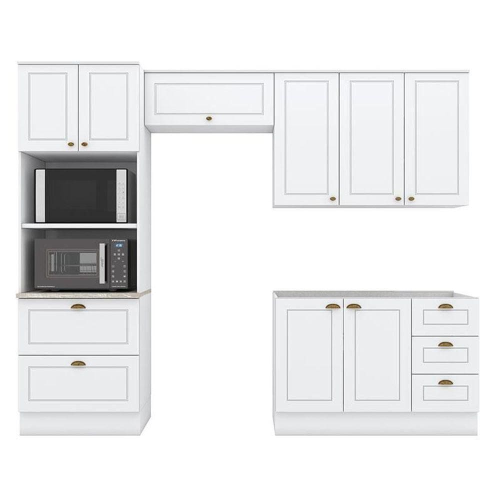 Cozinha Modulada Nova York 4 Peças Branco – Henn