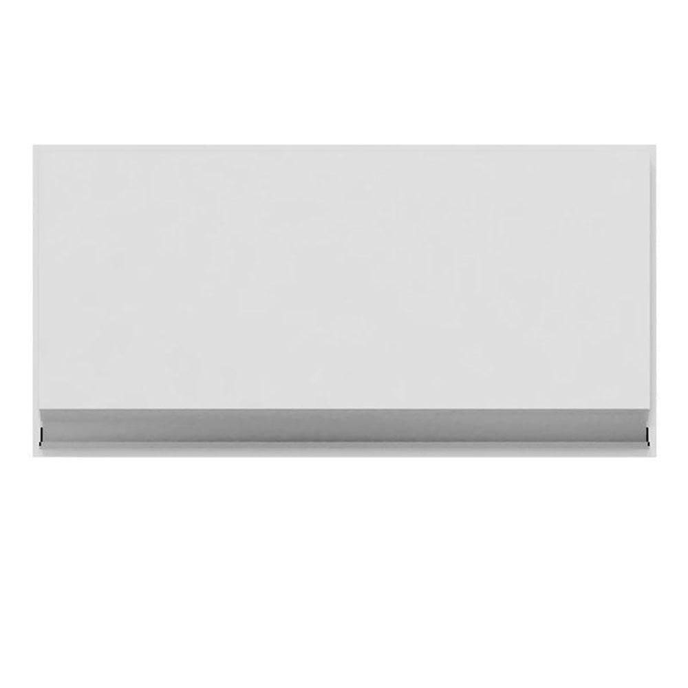 Armário Aéreo Para Cozinha Andréia 1 Porta Branco Brilho - Ajl