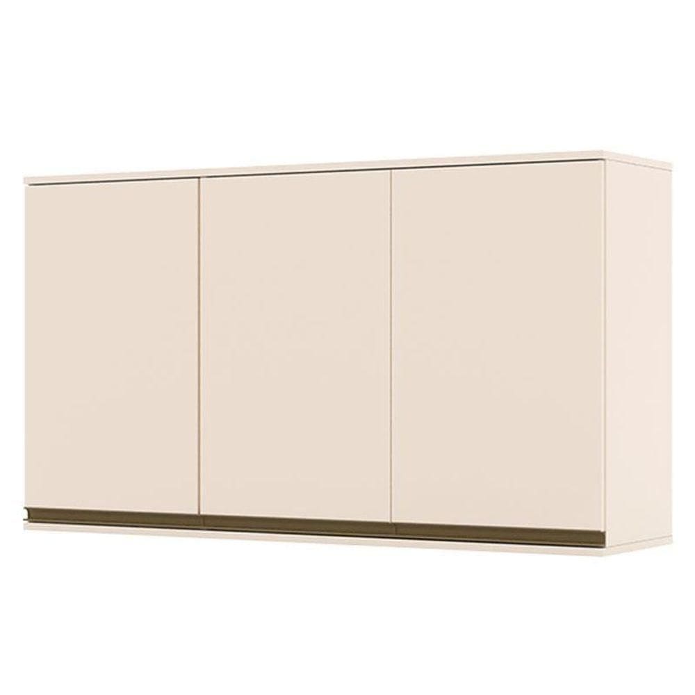 Armário Aéreo 3 Portas 120 Cm évelin Off White – Henn