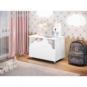 Baú Nuvem Alegria – Ideal Para Guardar Brinquedos Com Estilo