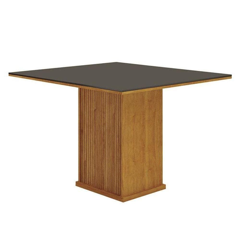 Mesa De Jantar Napoli 90x90 Reto Freijó Decor Chumbo – Leifer Móveis