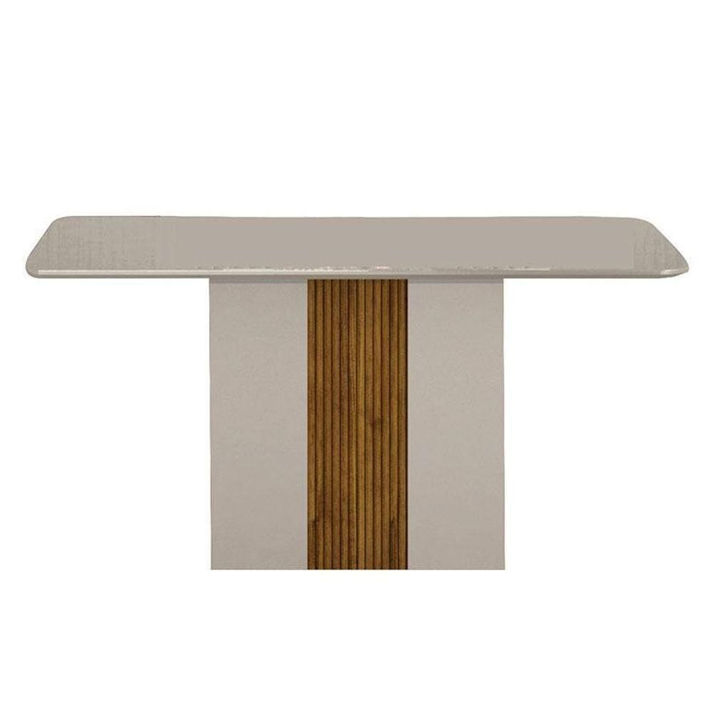 Mesa De Jantar Doha 120x80 Off White Decor Off – Leifer Móveis