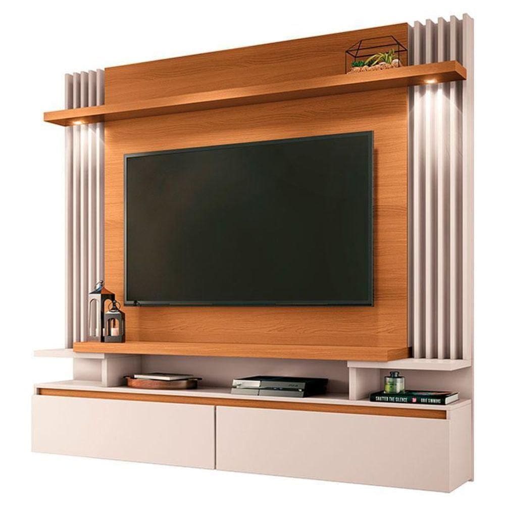 Painel Para Home Suspenso Cosmo Cinamomo Off White – Hb Móveis