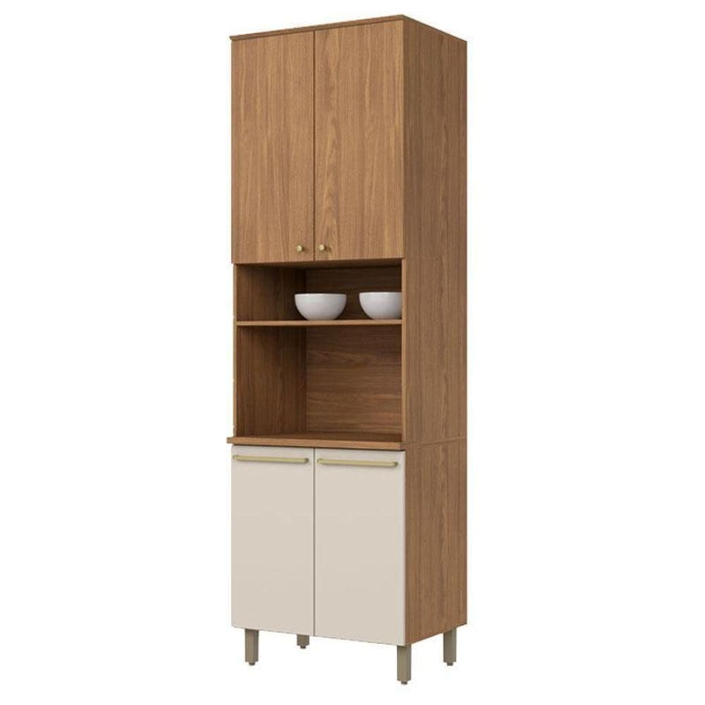 Armário Paneleiro Torre Quente 1 Forno Requinte Nature Nature Areia – Henn