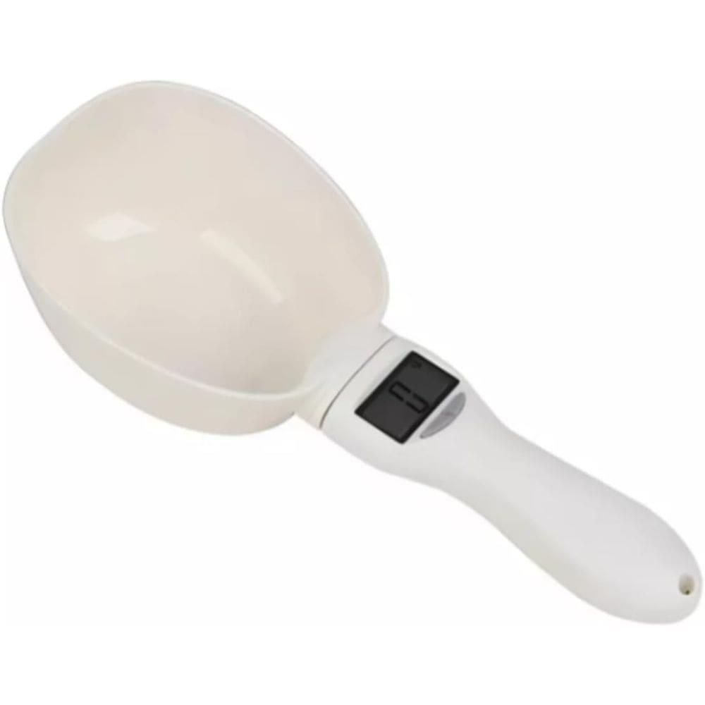 Colher Balança Dosadora Digital LCD Concha Medidora para Cozinha Pet Ração Gato Cachorro Ervas Alimentos