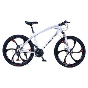 Bicicleta Aro 26 Leopard 21v Aço Carbono Freios A Disco Bike Roda Liga Magnésio Wct Fitness
