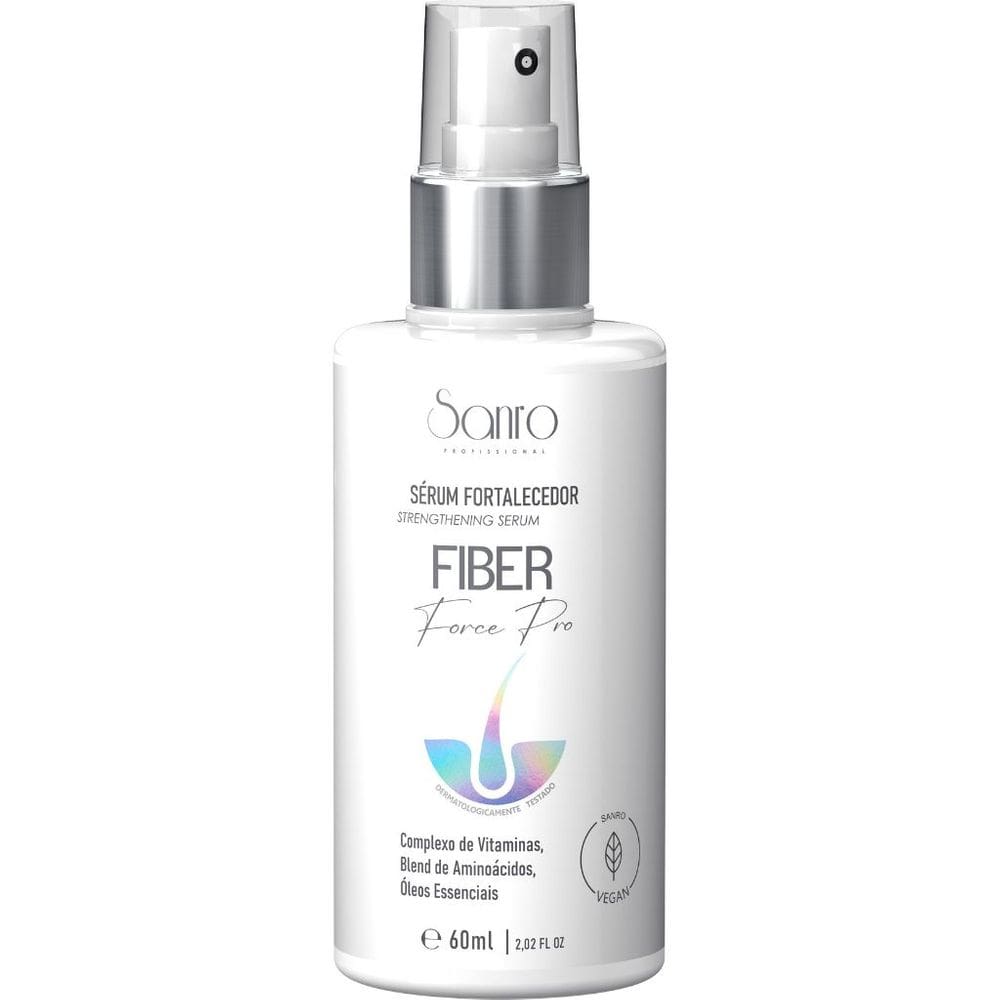 Serum Fortalecedor Fiber Force 60ml Sanro Cosméticos