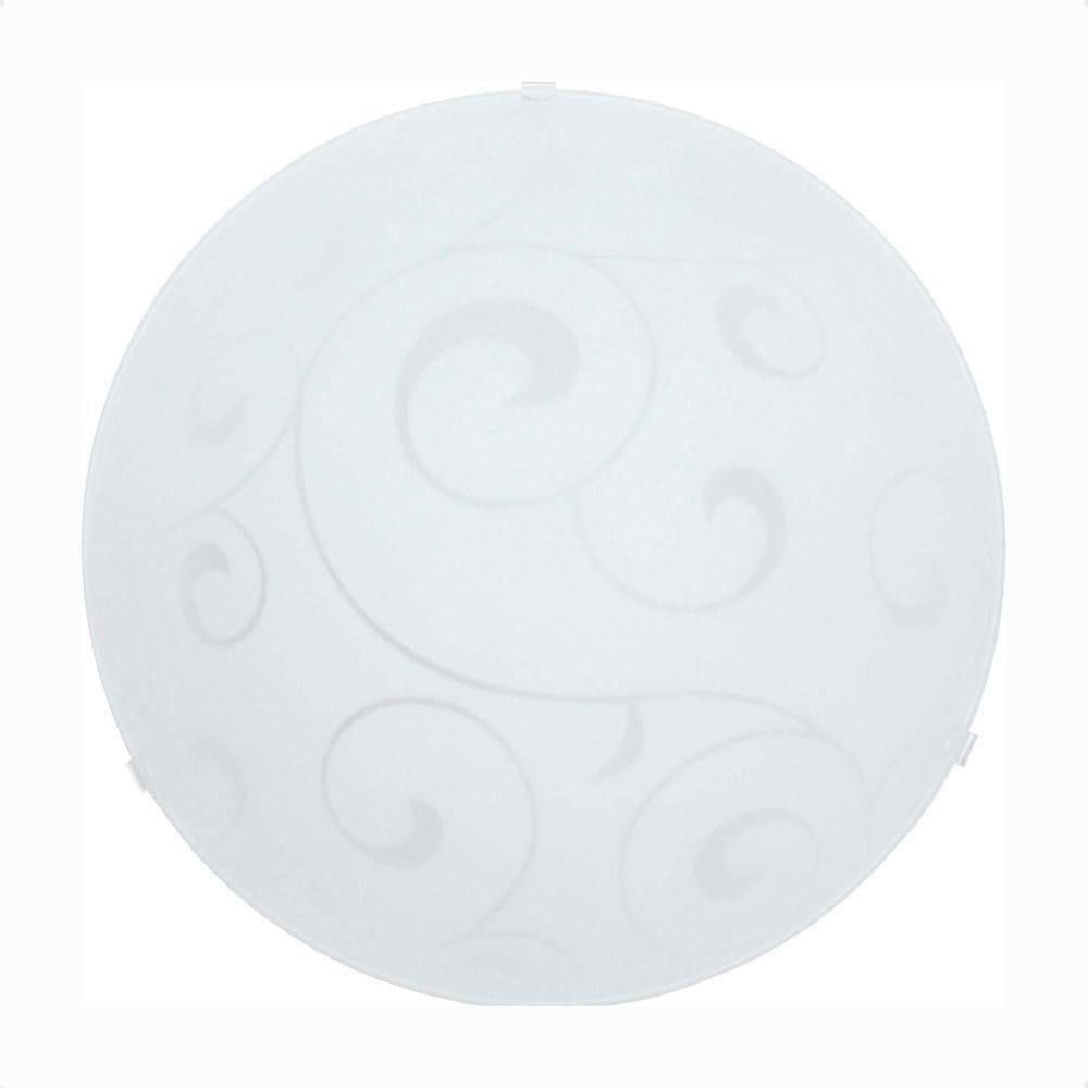 Plafon Taschibra Angra 25cm Redondo E27 Bivolt