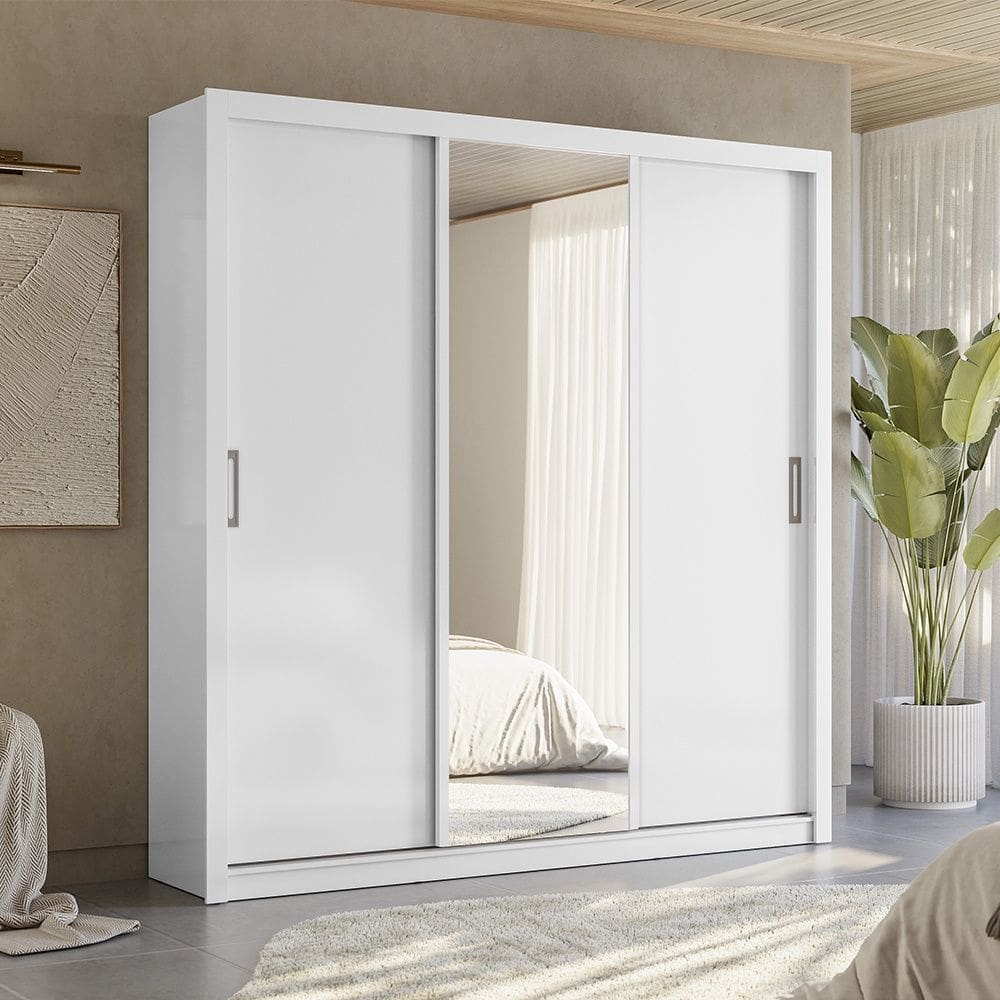 Guarda Roupa Roupeiro Residence Branco Demóbile