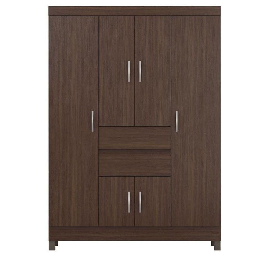 Guarda Roupa Casal Ecom 2 Café - Demóbile