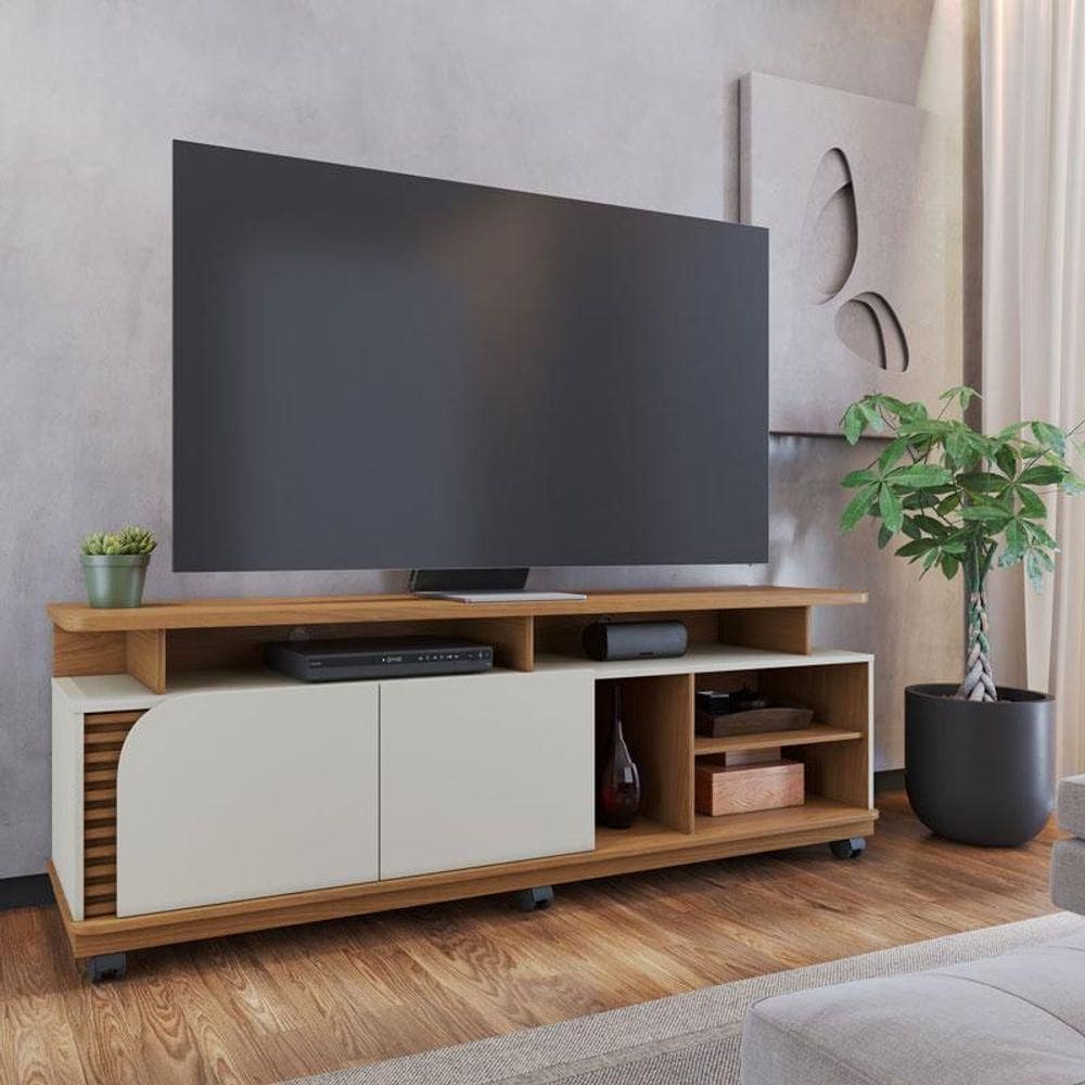 Rack Bancada Ambiente Jurerê Freijó Off White Matte – Colibri