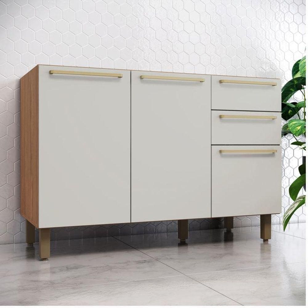 Balcão De Pia 120 Cm Ambiente Requinte Nature Areia – Henn