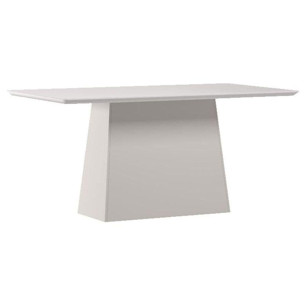 Mesa De Jantar 160 Cm Barbara Com Vidro Off White – New Ceval