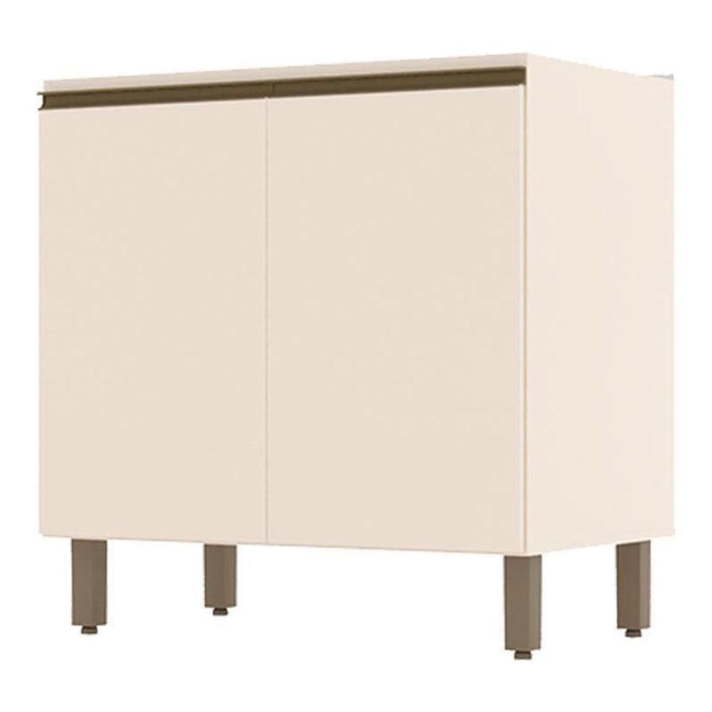 Balcão 2 Portas 80 Cm Connect Off White - Henn